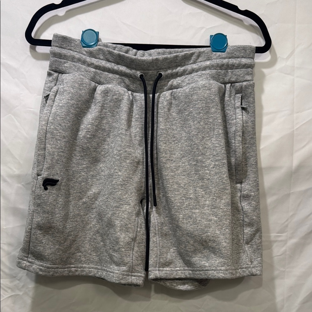 Fabletics Gray Athletic Shorts with Soft Cotton Blend